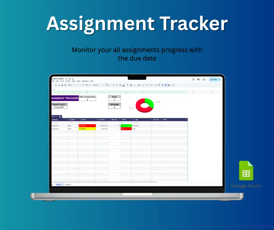 Assignment Tracker Template